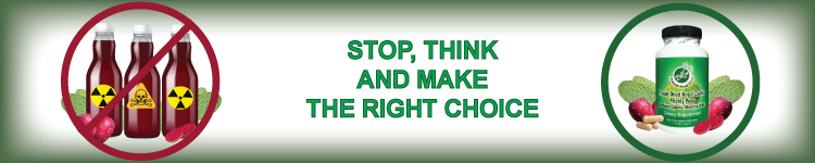 Nopal Cactus (Prickly Pear) Juice Exposed